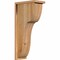 Ekena Millwork Carmel Rough Sawn Corbel w/Backplate, Western Red Cedar, 8"W x 14"D x 30"H COR08X14X30CAR01RWR - alternate 1